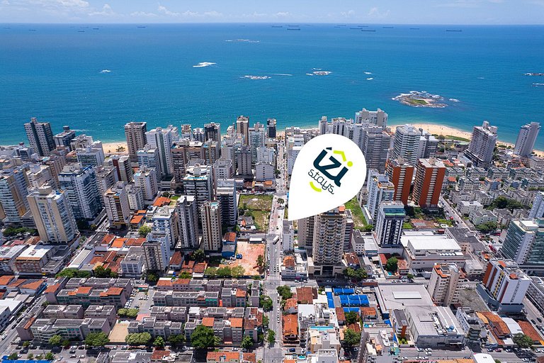 2Q moderno e aconchegante na Praia de Itapoã