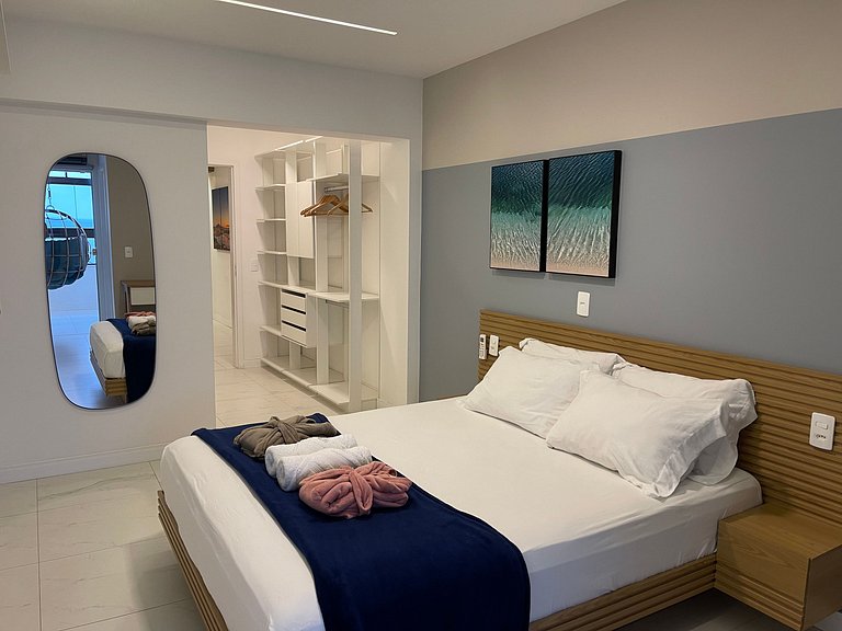 Apartamento sofisticado ao som do mar de Itapoã