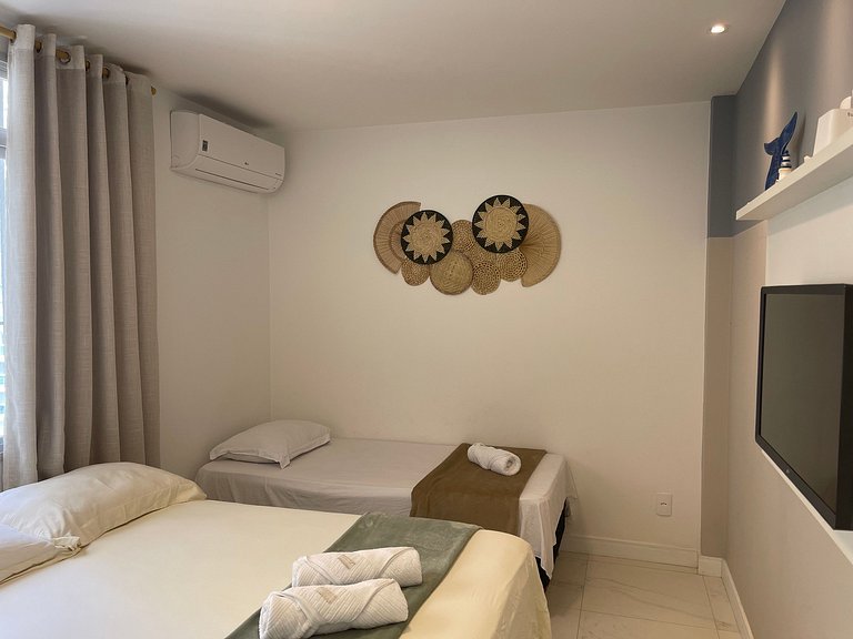 Apartamento sofisticado ao som do mar de Itapoã