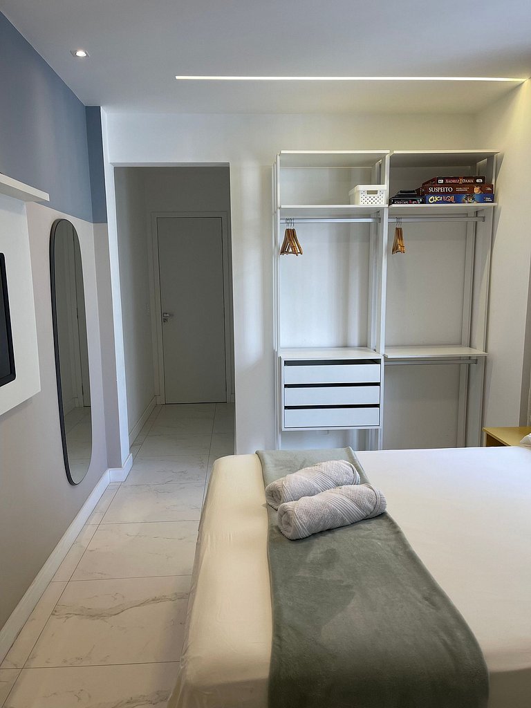 Apartamento sofisticado ao som do mar de Itapoã