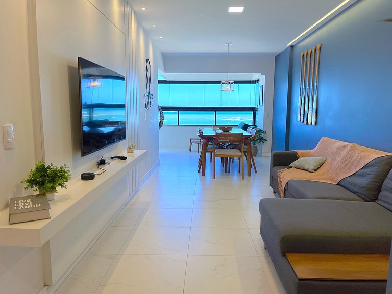 Apartamento sofisticado ao som do mar de Itapoã