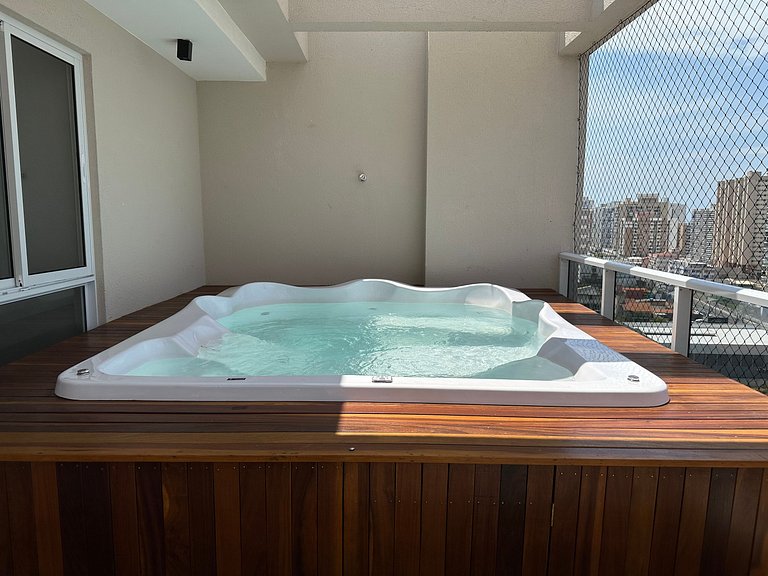 Cobertura Duplex c/Jacuzzi e Churrasqueira Privada