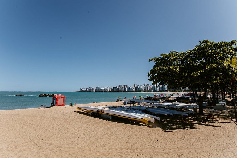 Frente para o Mar - 3Q Maravilhoso e aconchegante