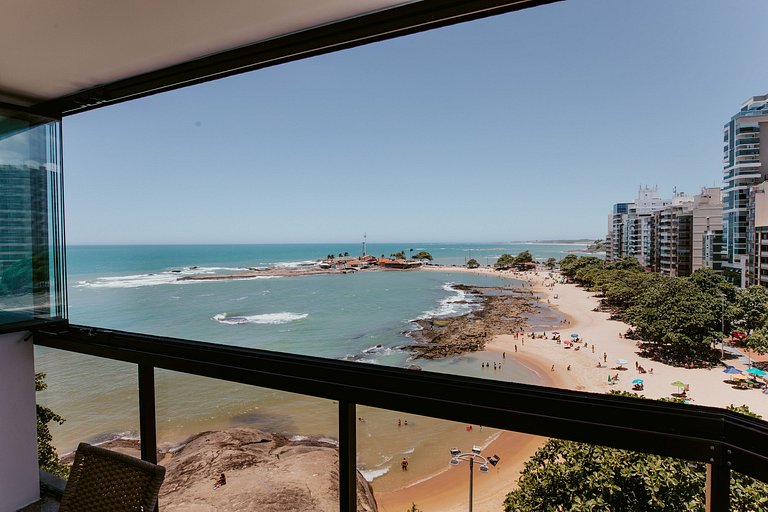 Apto c Vista Espetacular p Praia das Castanheiras