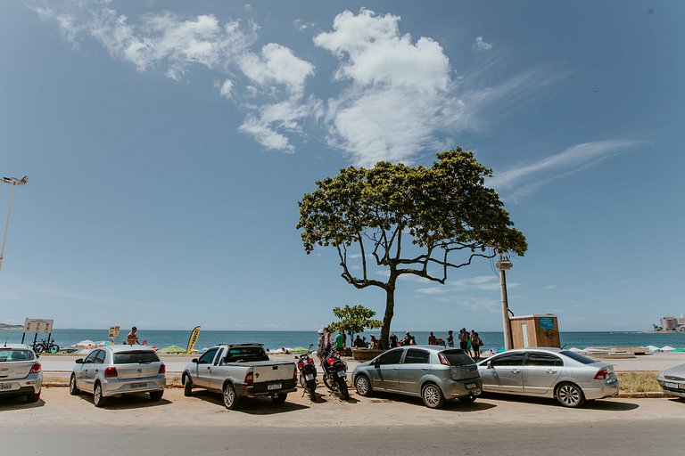 1Q em Prédio Frente-Mar na Praia do Morro