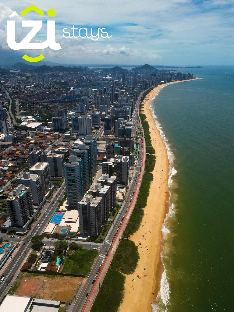 Apto moderno c/ Vista Incrível para o Mar