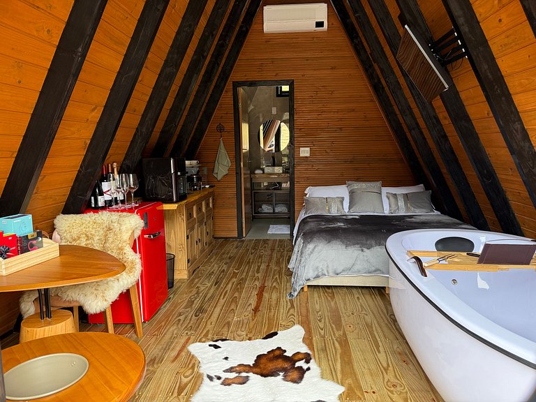 Chalé Aconchegante com Jacuzzi em Domingos Martins