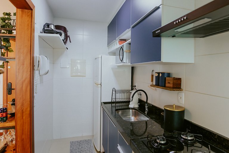 Apto 2Q decorado c/ Vista para o Mar de Itaparica