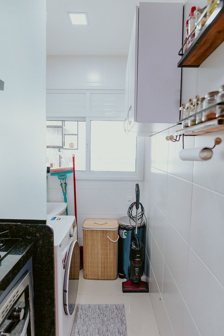 Apto 2Q decorado c/ Vista para o Mar de Itaparica