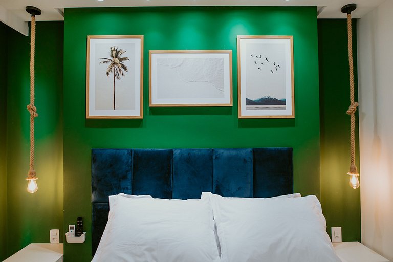 Apto 2Q decorado c/ Vista para o Mar de Itaparica