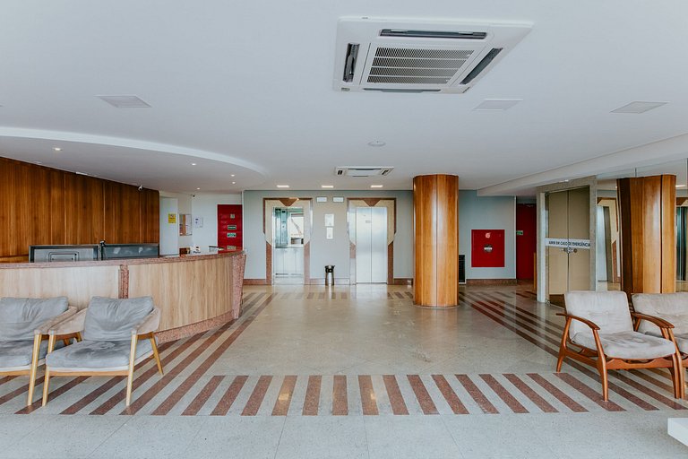 Flat com Vista para o Mar na Praia da Costa