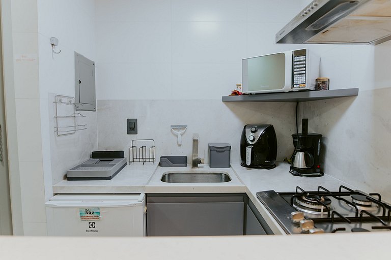 Flat com Vista para o Mar na Praia da Costa