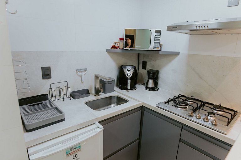 Flat com Vista para o Mar na Praia da Costa