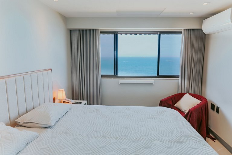 Flat com Vista para o Mar na Praia da Costa