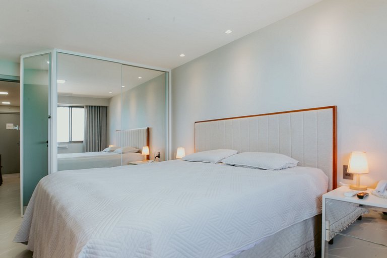 Flat com Vista para o Mar na Praia da Costa