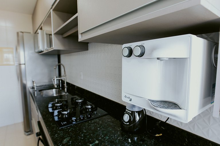 Apto 2Q decorado próximo ao Mar de Itaparica