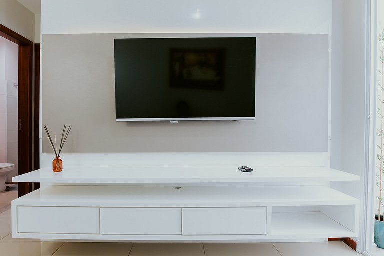 Apto 2Q decorado próximo ao Mar de Itaparica