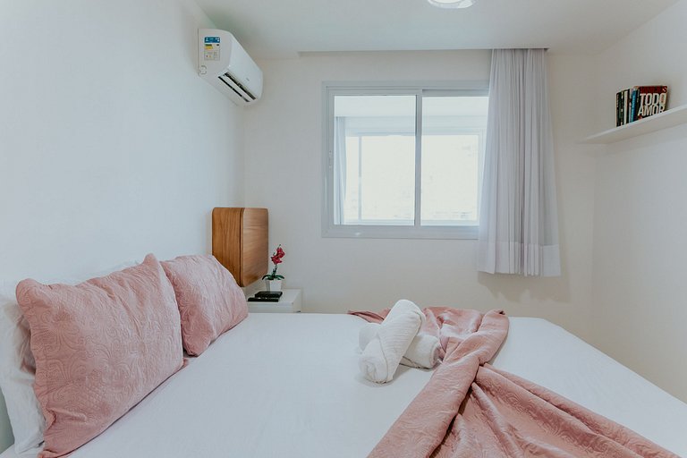 2Q Enseada Azul c/ piscina na cob. e churrasqueira