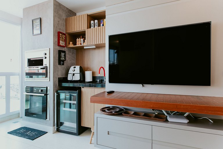 2Q Enseada Azul c/ piscina na cob. e churrasqueira