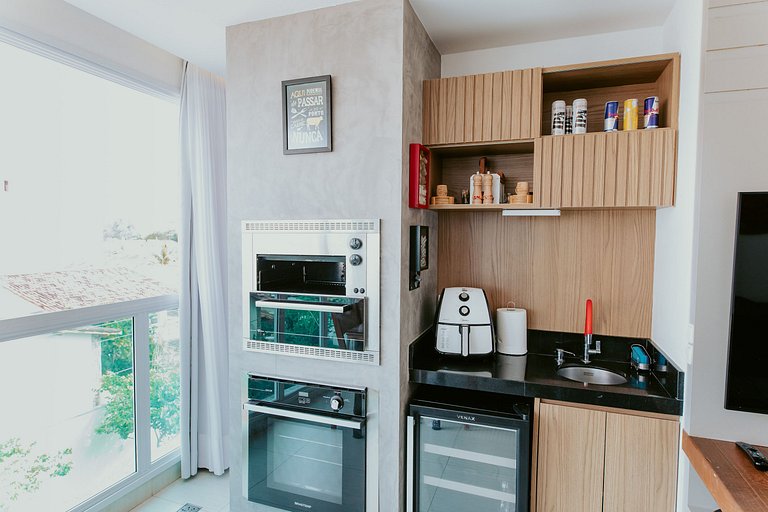 2Q Enseada Azul c/ piscina na cob. e churrasqueira