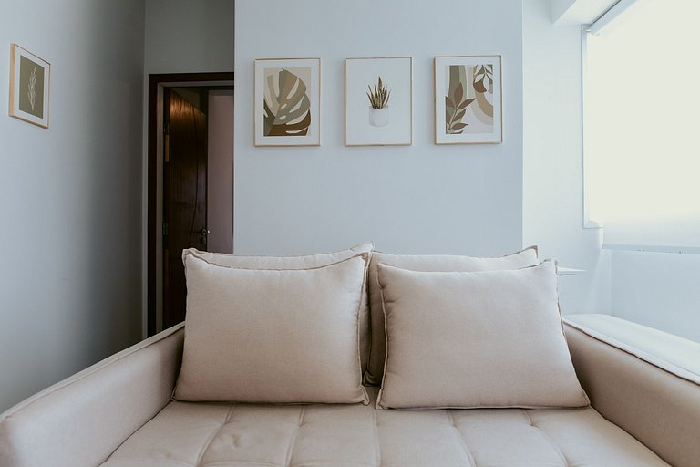 Aconchegante a Passos do Mar | Praia da Costa