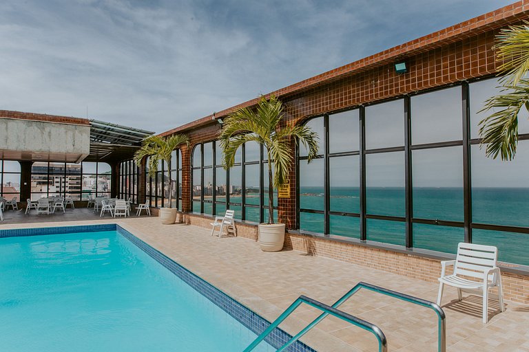 Flat com Vista para o Mar na Praia da Costa