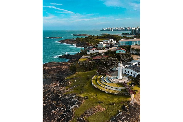 Frente Mar c Vista Maravilhosa da Praia da Costa
