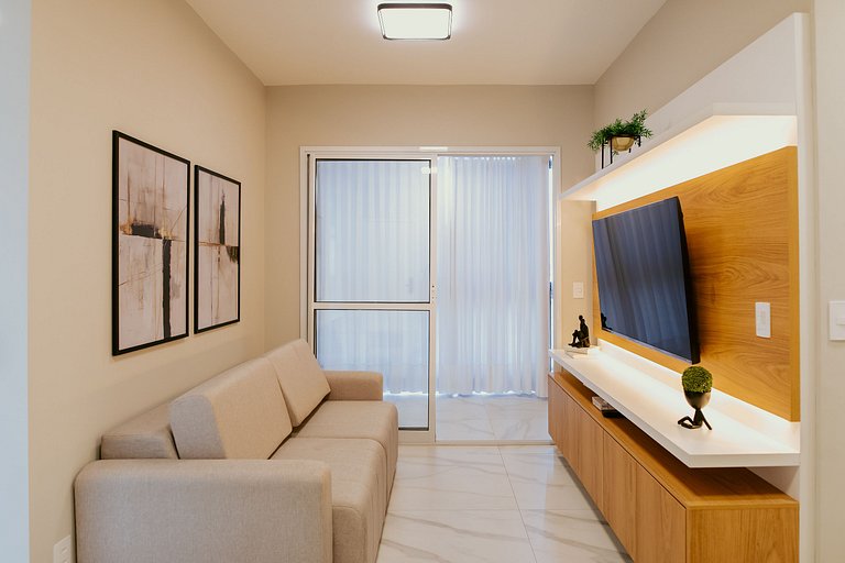 2 Quartos Alto Padrão na Praia de Itaparica