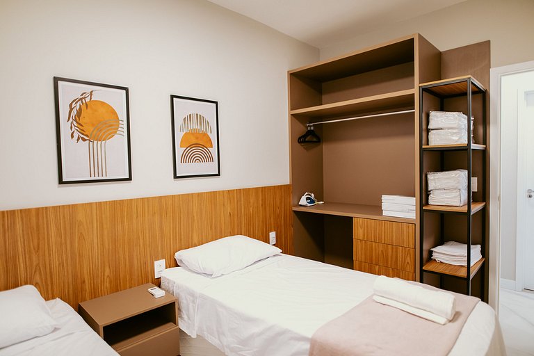 2 Quartos Alto Padrão na Praia de Itaparica