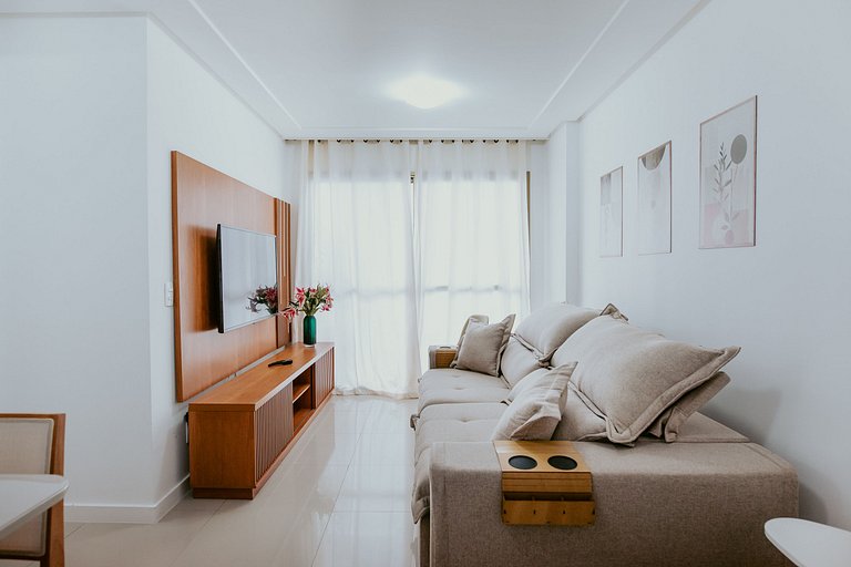 2 Quartos Climatizados a Poucos Metros da Praia