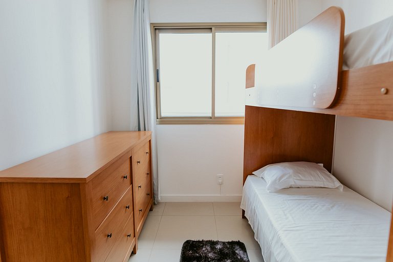 2 Quartos Climatizados a Poucos Metros da Praia