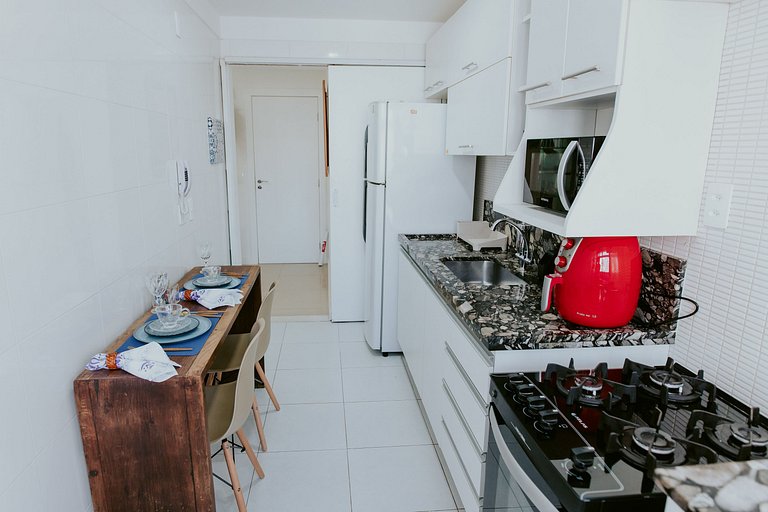 2 Quartos Climatizados a Poucos Metros da Praia