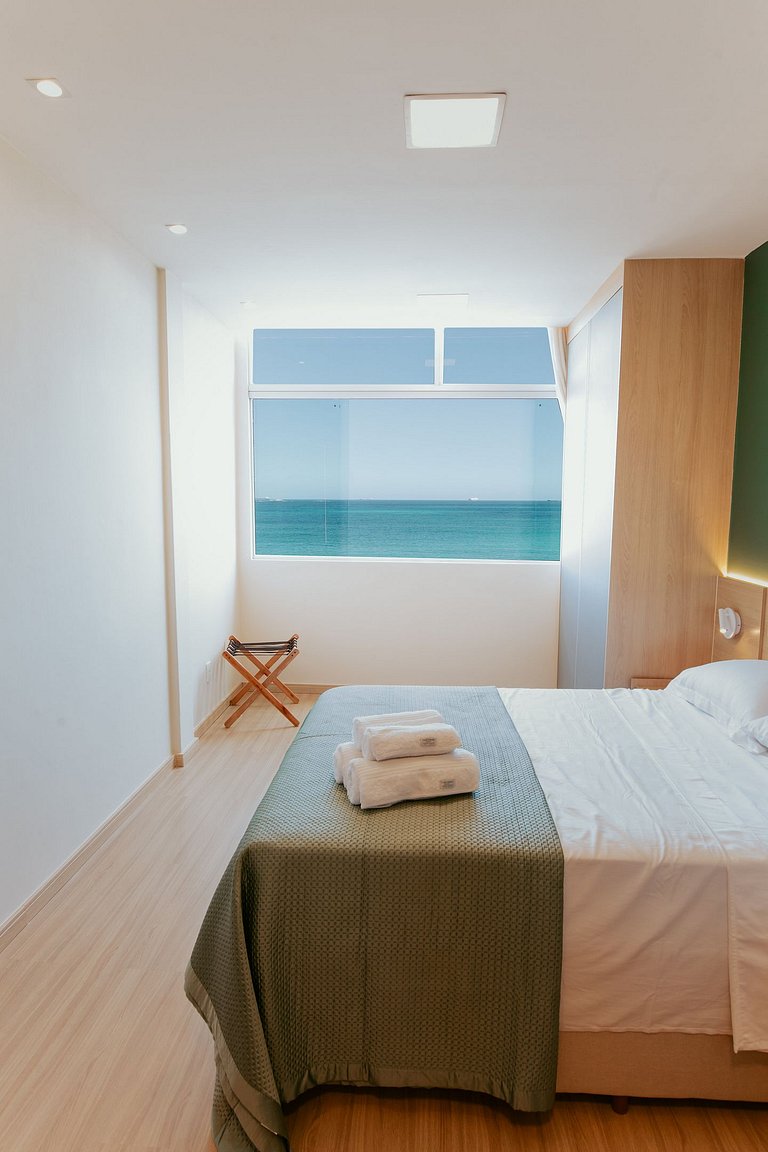 Studio de Frente para o Mar na Praia da Costa