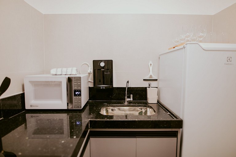 Studio de Frente para o Mar na Praia da Costa