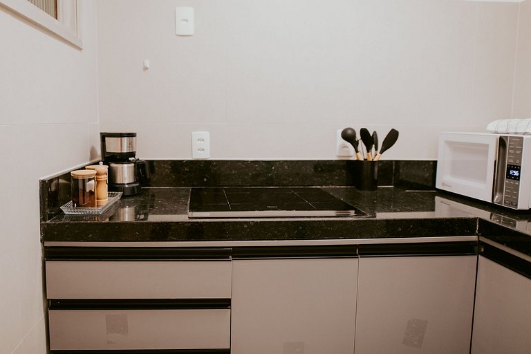 Studio de Frente para o Mar na Praia da Costa