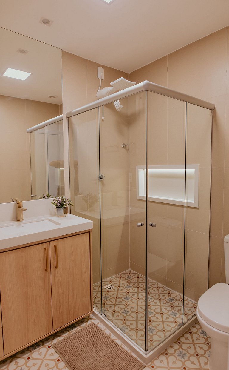 Studio de Frente para o Mar na Praia da Costa