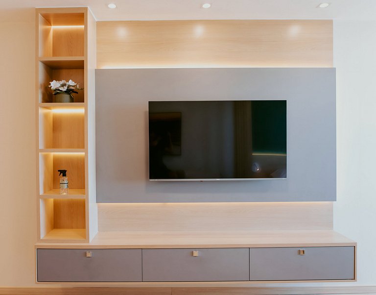 Studio de Frente para o Mar na Praia da Costa