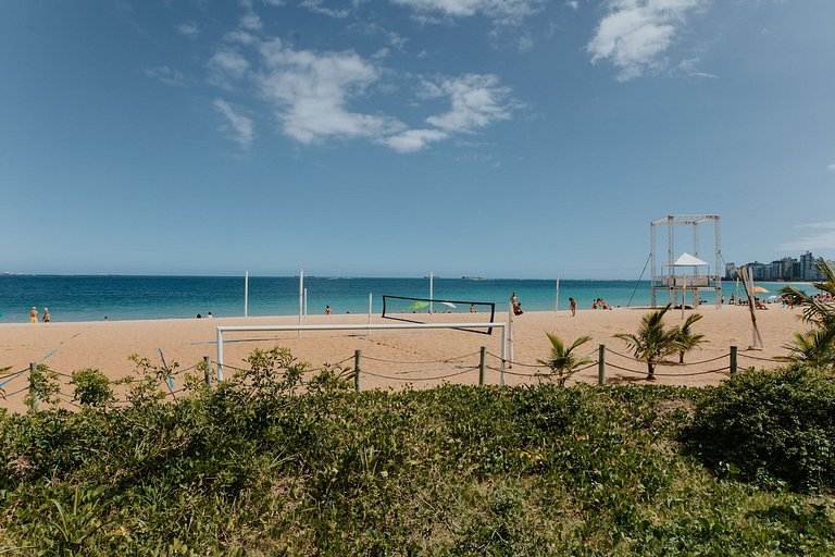 02 Quartos Moderno e Confortável na Praia da Costa