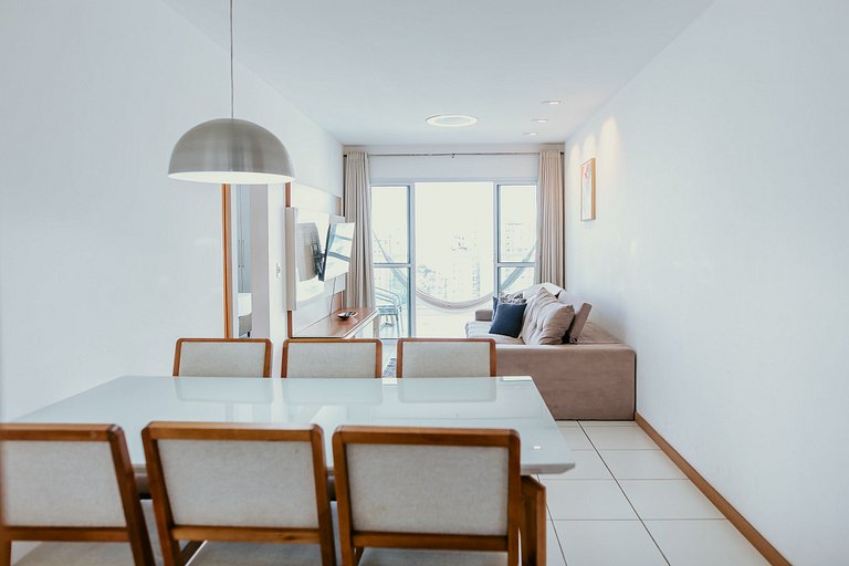 Apto 2Q Andar Alto Quadra do Mar Itaparica