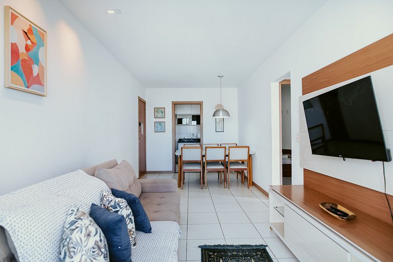 Apto 2Q Andar Alto Quadra do Mar Itaparica