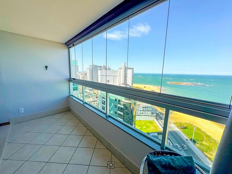 2Q Frente Mar em Itapoã | Vista Panorâmica