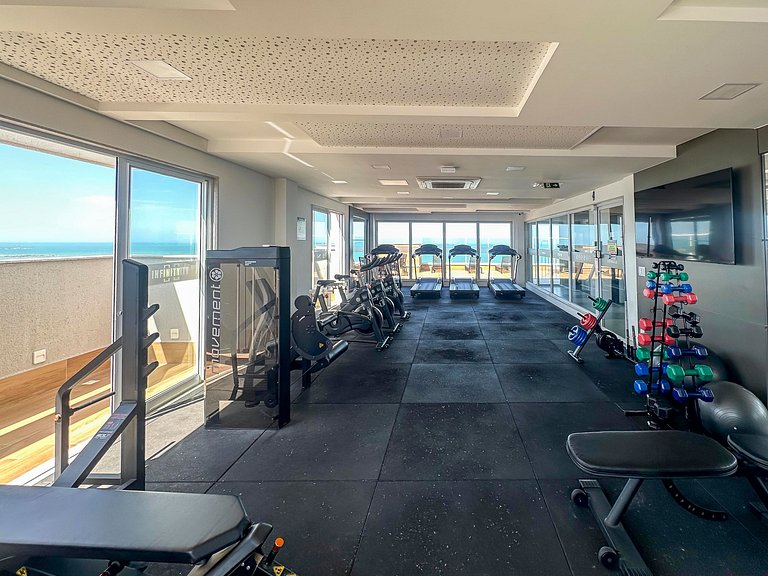 2Q luxo | Piscina Rooftop | Academia