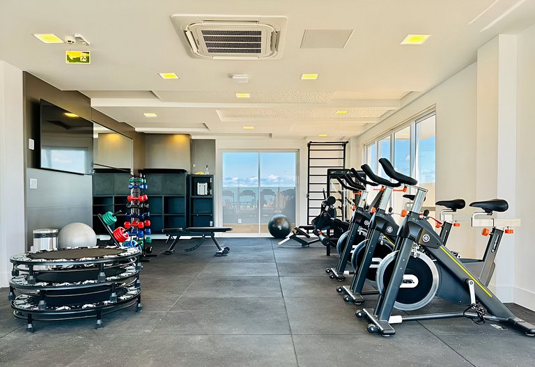 2Q luxo | Piscina Rooftop | Academia